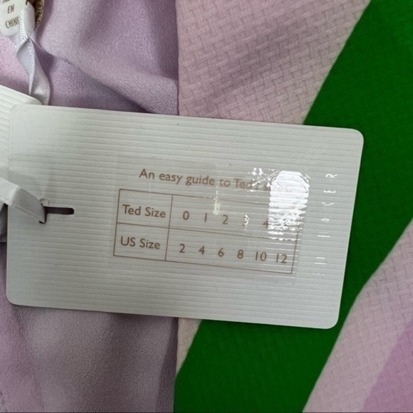 Ted Baker Creativ Bay Of Honor Cut Out Tunic Dress Size 2 US Ted baker Size 0 - Picture 14 of 14